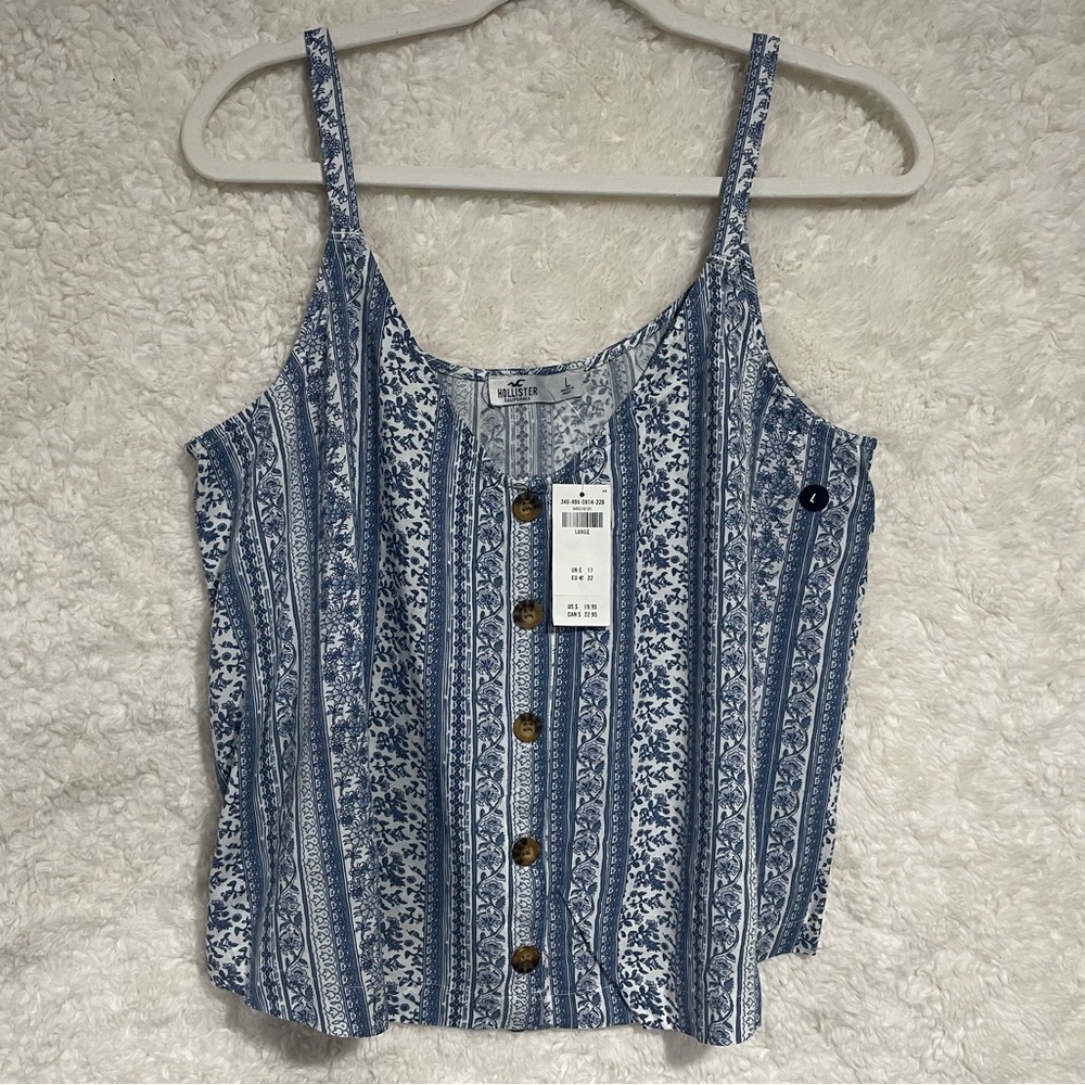 Hollister Button Front Tank
